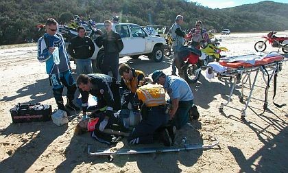 Ambulance assistance. Photo by Paul Selwood
