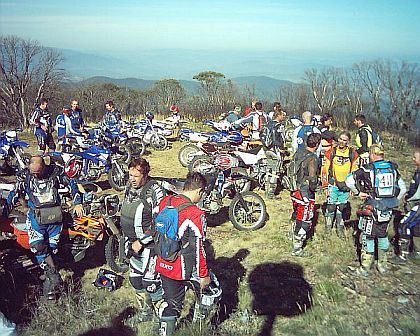 Group of riders